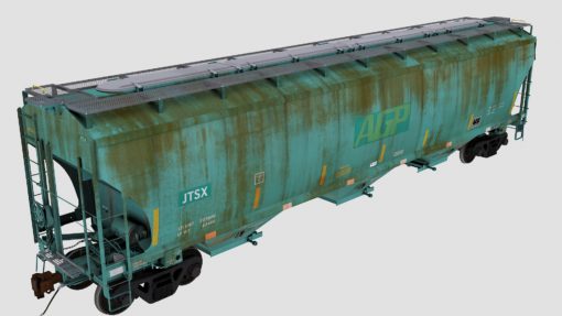 JTSX Trinity 3-Bay Covered Hopper