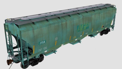 JTSX Trinity 3-Bay Covered Hopper - Image 2