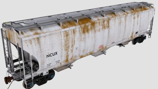 NCUX Trinity 3-Bay Covered Hopper