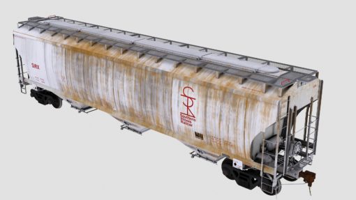 SIRX Trinity 3-Bay Covered Hopper - Image 2