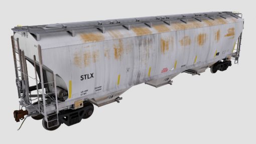 STLX Trinity 3-Bay Covered Hopper - Image 3