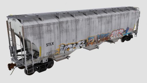 STLX Trinity 3-Bay Covered Hopper - Image 2