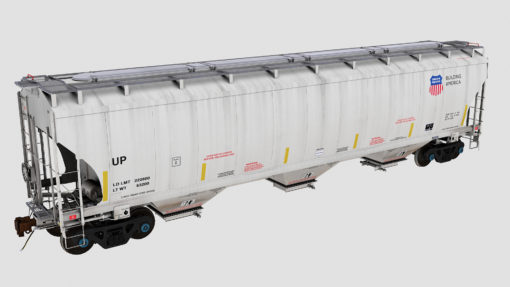 UP Trinity 3-Bay Covered Hopper