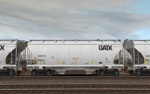 GACX Trinity 2-Bay Covered Hopper