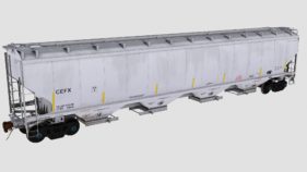 CEFX Trinity 4-Bay Covered Hopper