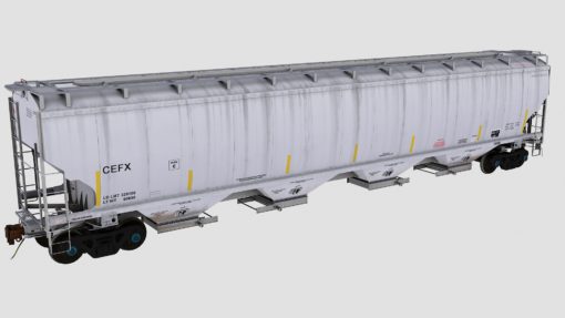 CEFX Trinity 4-Bay Covered Hopper - Image 2