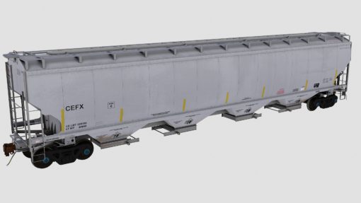 CEFX Trinity 4-Bay Covered Hopper - Image 3
