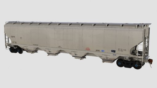 CEFX Trinity 4-Bay Covered Hopper 2 - Image 3