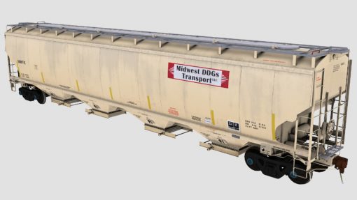 MWTX Trinity 4-Bay Covered Hopper - Image 2