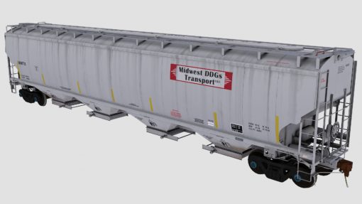 MWTX Trinity 4-Bay Covered Hopper - Image 3