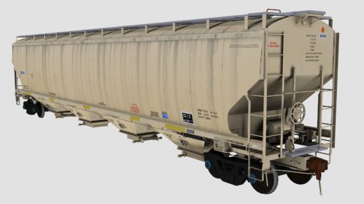 SAMX Trinity 4-Bay Covered Hopper - Image 3