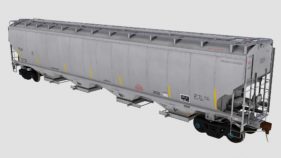 TILX Trinity 4-Bay Covered Hopper