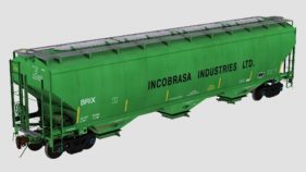 BRIX Trinity 5461cf 3-Bay Covered Hopper