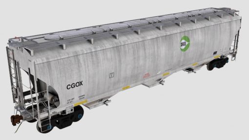 CGOX Trinity 3-Bay 5461cf Covered Hopper