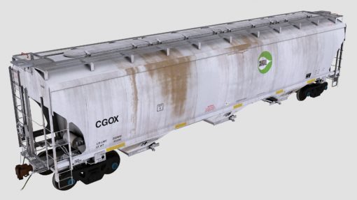 CGOX Trinity 3-Bay 5461cf Covered Hopper