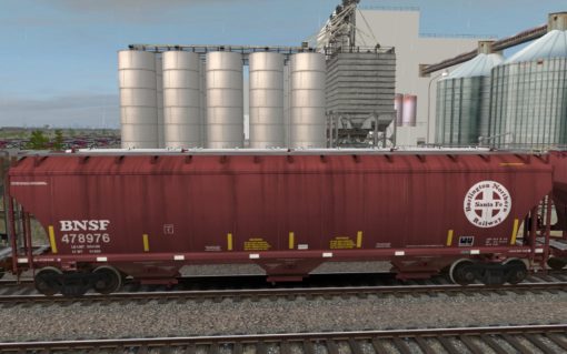 BNSF Trinity 3-Bay Covered Hopper 3