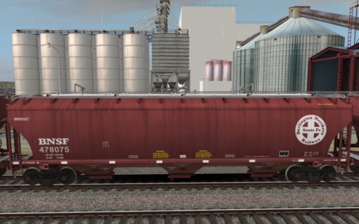 BNSF Trinity 3-Bay Covered Hopper 3