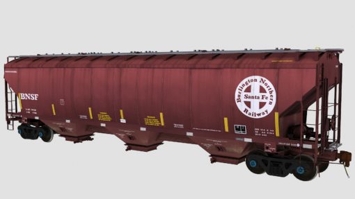 BNSF Trinity 3-Bay Covered Hopper 3