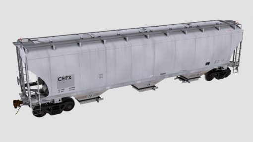 CEFX Trinity 3-Bay Covered Hopper 2