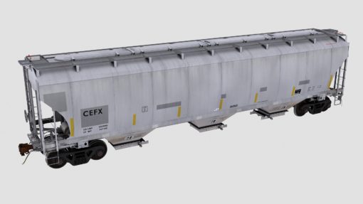 CEFX Trinity 3-Bay Covered Hopper 2