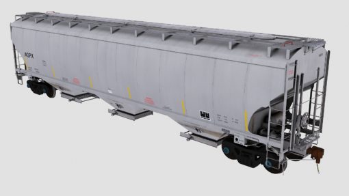 AGPX Trinity 3-Bay 5461cf Covered Hopper