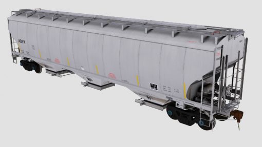 AGPX Trinity 3-Bay 5461cf Covered Hopper