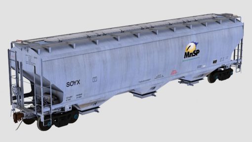 SOYX Trinity 3-Bay 5461cf Covered Hopper