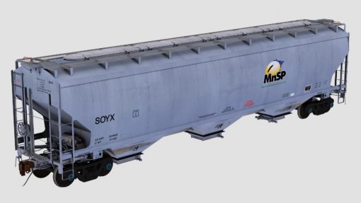 SOYX Trinity 3-Bay 5461cf Covered Hopper