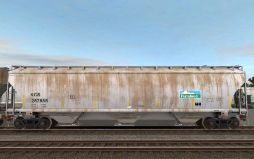 KCS Trinity 3-Bay Covered Hopper