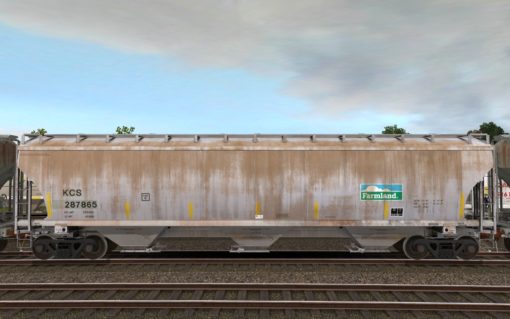 KCS Trinity 3-Bay Covered Hopper