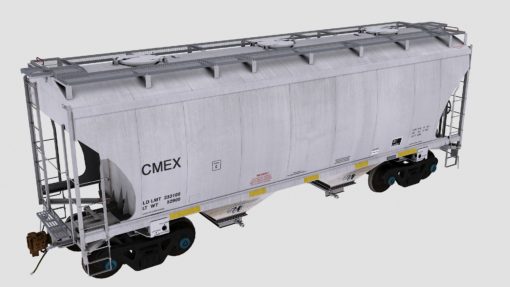 CMEX Trinity 2-Bay Covered Hopper