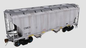 CMEX Trinity 2-Bay Covered Hopper