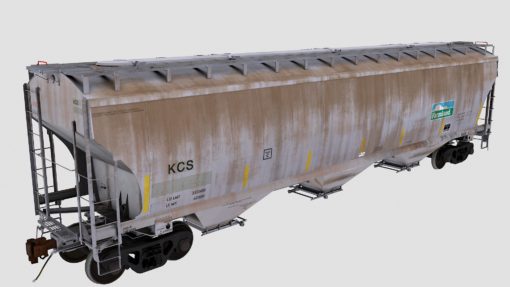 KCS Trinity 3-Bay Covered Hopper