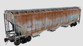 KCS Trinity 3-Bay Covered Hopper