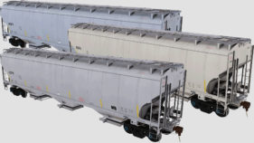AGPX Trinity 3-Bay 5461cf Covered Hopper Pack