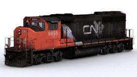CN North America GP40-2W 9633-9667
