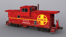 ATSF Wide Vision Caboose