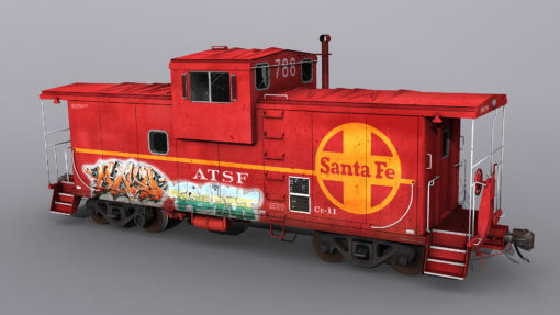 ATSF Wide Vision Caboose - Image 3
