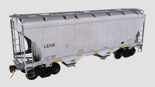 LEHX Trinity 2-Bay Covered Hoppers