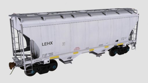 LEHX Trinity 2-Bay Covered Hoppers