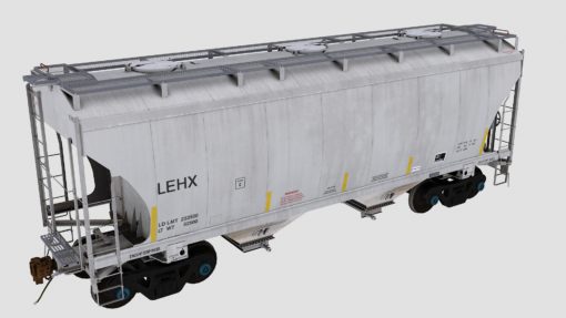 LEHX Trinity 2-Bay Covered Hoppers