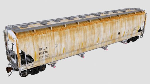 NRLX Trinity 4-Bay Covered Hopper