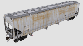 CEFX Trinity 4-Bay Plastics Hopper