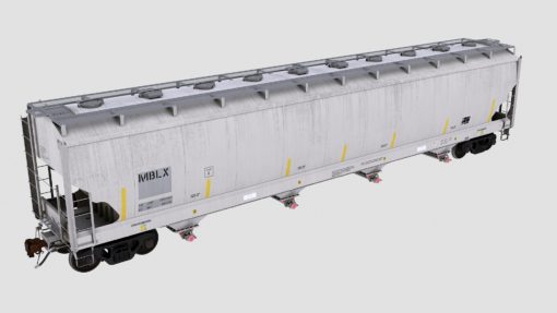 MBLX Trinity 4-Bay Plastics Hoppers