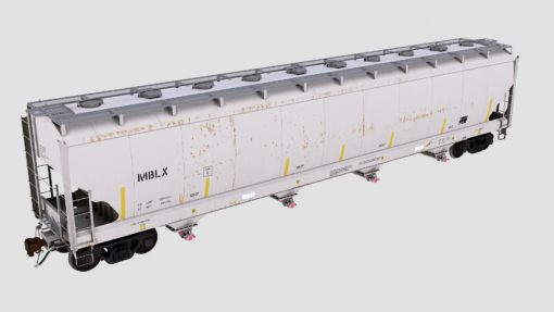 MBLX Trinity 4-Bay Plastics Hoppers