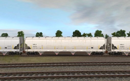 MBLX Trinity 4-Bay Plastics Hoppers