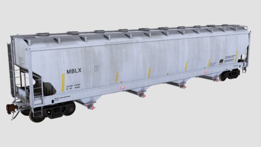 MBLX Trinity 4-Bay Plastics Hoppers