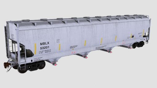 MBLX Trinity 4-Bay Plastics Hoppers