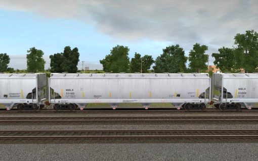 MBLX Trinity 4-Bay Plastics Hoppers