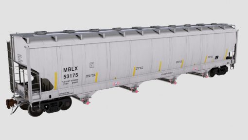 MBLX Trinity 4-Bay Plastics Hoppers